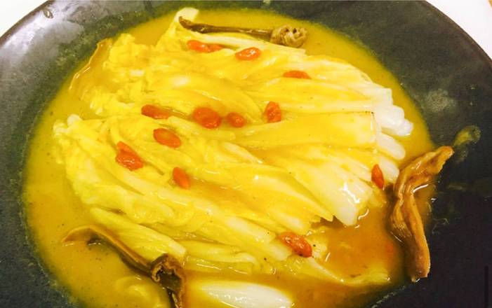 Bok Choy in Pumpkin Broth 金汤火腿白菜